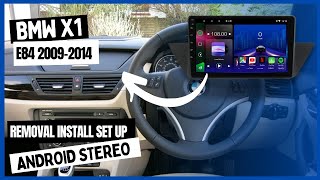 How to Remove Radio BMW X1 E84 2009-2014 Android Car Stereo Install