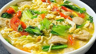CARA MASAK MIE KUAH YANG ENAK DAN SIMPEL || olahan mie 