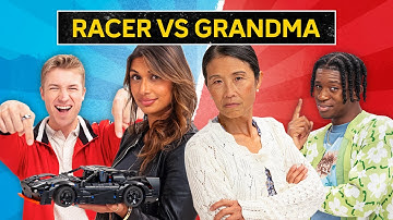 Who Rules the LEGO Racetrack?! Pro Driver vs Grandma 🏎️| LEGO Brick Click