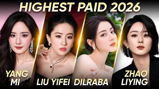 Details Chinese Actresses Who Made the Most Money in 2026 – Shocking Ranking News