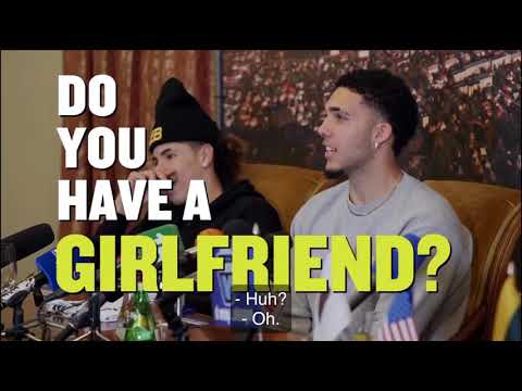 Lithuanian Reporter Shoots Her Shot With Liangelo Ball