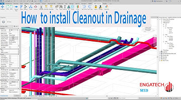 REVIT MEP - Các cách kết nối nút bịt thông tắc ống thoát nước