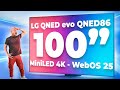 Le téléviseur LG QNED evo QNED86 de 100 pouces 4K MiniLED est EXTRAORDINAIRE 😱