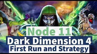 Dark Dimension 4: Node 11 - One Shot First Attempt! | DD4 Guide | Marvel Strike Force - Free to Play