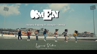 Asunta Papang - KMEN | Lyrics Video | ft. Dimple × Meda