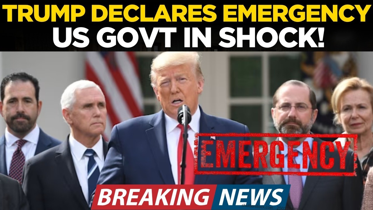 Donald Trump Declares Emergency LIVE | Historic White House Announcement Rocks the Nation! | US News