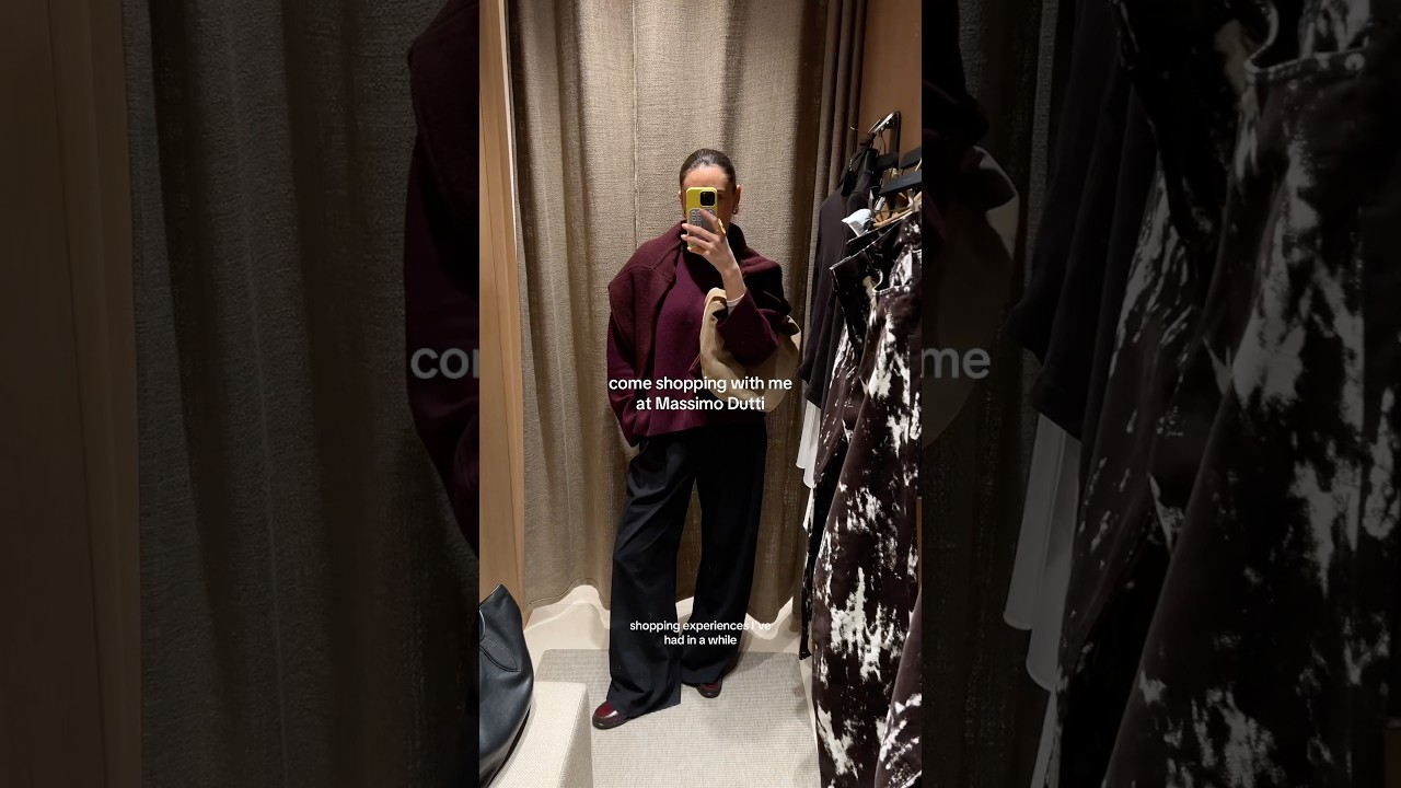 Come shopping with me at Massimo Dutti 🖤 