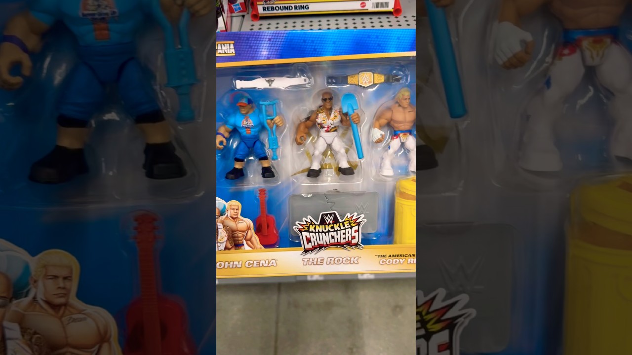 New WWE KNUCKLE crunchers wrestling figures! 