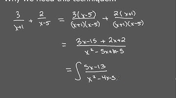 8-5 Ex 1 How to Set Up Partial Fraction Decomposition