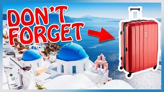 Santorini : What should you PACK ? [don