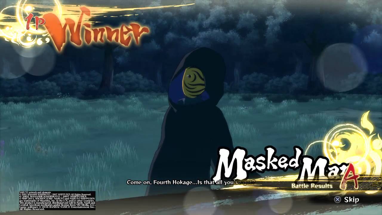 Masked Man vs Minato