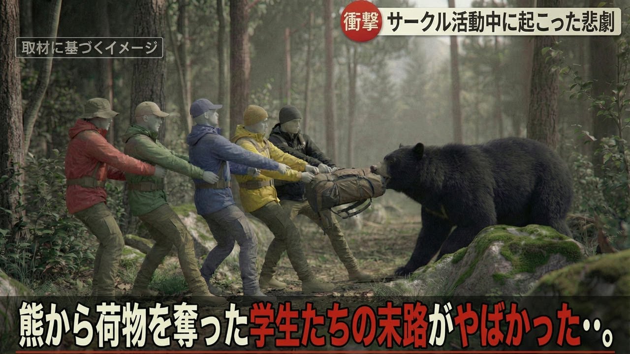 5人中3人が犠牲に...ヒグマに2km追われ続けた若者たちの末路