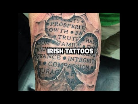 Irish tattoo designs - Best Irish tattoo design ideas - YouTube
