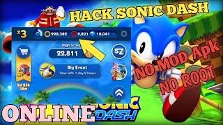 Hack Sonic Dash 2021 No Root, No Mod Apk, Online