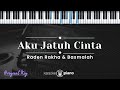 Aku Jatuh Cinta - Raden Rakha & Basmalah (KARAOKE PIANO - ORIGINAL KEY)