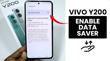 How to Enable Data Saver in Vivo Y200 - Data Saver Setting