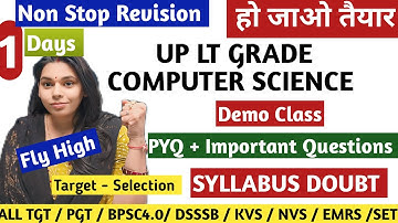 DEMO CLASS 1- UP LT GRADE COMPUTER TEACHER| Strategy  | Target- Selection By Neetu Mam #nsclasses