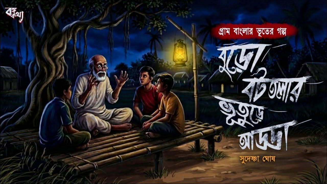 বুড়ো বটতলার আড্ডা [ গ্রাম বাংলার ভূতের গল্প ] Gram Banglar Bhuter Golpo | Bengali Horror Audio Story