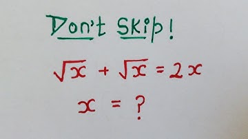 Nice Algebra Maths Simplification || Find Value of X