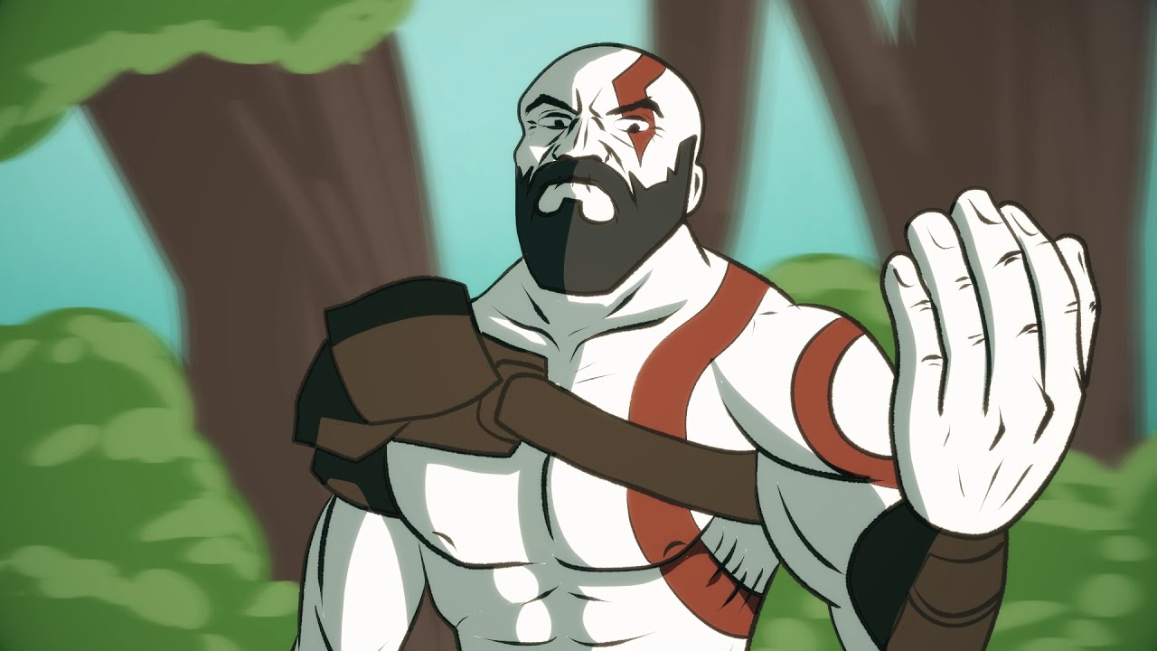 Kratos with blade of Olympus : r/HeroForgeMinis