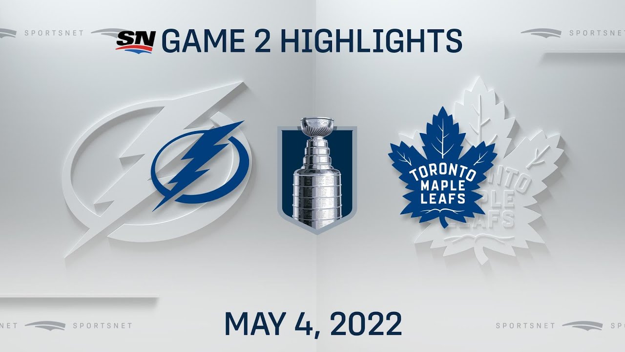 Maple Leafs get even with shorthanded Lightning in Game 2