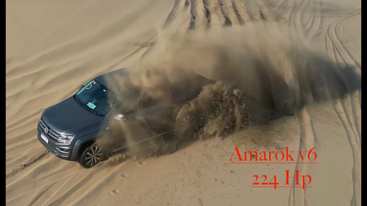 amarok v6 surfeando medanos x Dji mini 3Pro