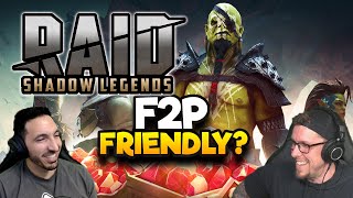 IS RAID SHADOW LEGENDS F2P FRIENDLY IN 2021?  | COLAB WITH ASH