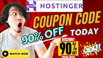 Hostinger 90% OFF Coupon Code | [2023] Hostinger Promotion Code ✅ 👉 100% WORKING