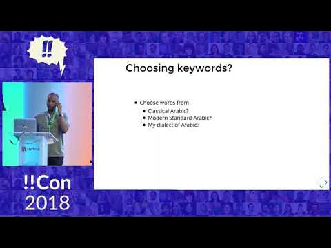 !!Con 2018 Creating an Arabic Programming Language! by Ahmed Abdalla ...