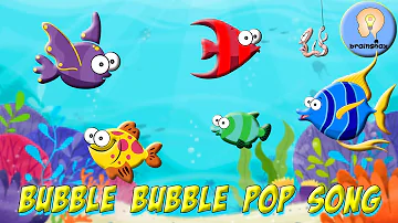 Bubble Bubble Pop Song | Five Little Fish | Color Song