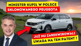 Minister kupił w Polsce sklonowanego Peugeota 5008  uwaga na ten patent!