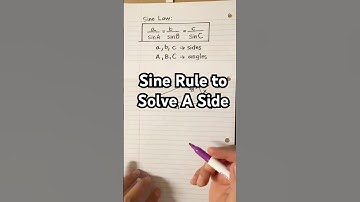 Solve Unknown side X Using Sine Law or Sine Rule #math #mathematicschallenge #mathematics