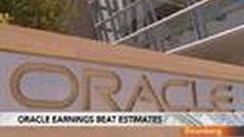 Zorovic Says Oracle Reports `Terrific