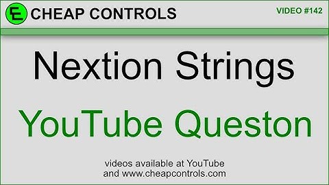 142 Sending a looooonnnng #string from the #Nextion to an #arduinoproject  Pro Mini