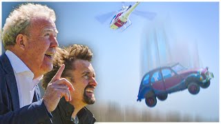 Zrzut Citroëna 2CV z 150 metrów! | The Grand Tour: Carnage A Trois | Prime Video Polska