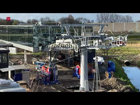 Werkzaamheden kabelbaan Floriade over A6 bij Almere sneller klaar dan verwacht