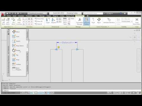 How to add array action in dynamic block AutoCAD #AutoCADTutorial
