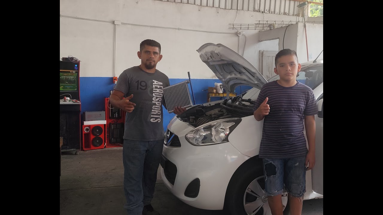 Auto Climas Bajo Cero, Nissan March 2015, reemplazo de evaporador
