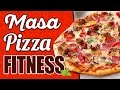 Pizza saludable y fitness - Masa pizza de avena saludable - Receta fitness pizza