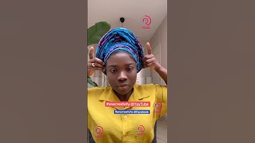 Quick Ankara Headwrap Tutorial #scarf #ankara #headwrap #tutorial