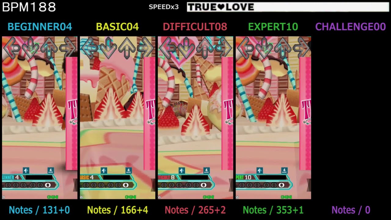 DDR / TRUE♥LOVE - SINGLE (DanceDanceRevolution SuperNOVA)