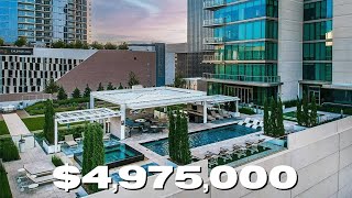 LUXURY HIGH RISE RESIDENCE TOUR $4,975,000 IN FAR NORTH DALLAS | PLANO TX| WINDROSE TOWER RESIDENCES