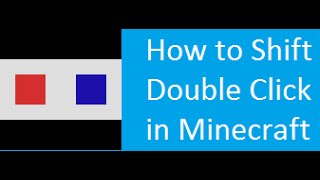 Celebrity How to do the Shift Double Click in Minecraft - Spikej555 Net Worth