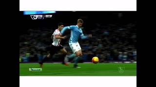 Incredible Kevin De Bruyne Nutmeg vs Sunderland