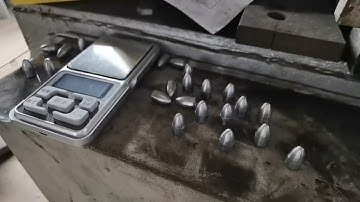 bullet making machine bullet production bullet head casting samples