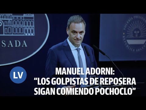 MANUEL ADORNI SOBRE "PEPE" ALBISTUR: "LOS GOLPISTAS DE REPOSERA, SIGAN COMIENDO POCHOCLO"