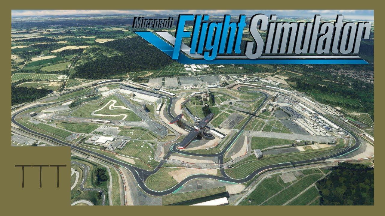 Silverstone VFR! [Formula 1] Microsoft Flight Simulator! - YouTube