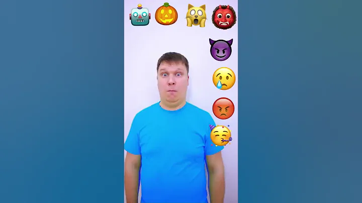 Emoji Challenge - Cartoon face characters | #shorts by Tiktomiki