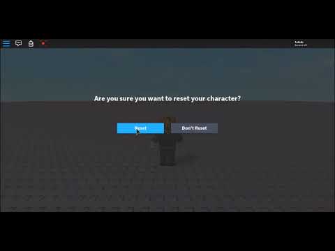 Roblox The Reset Character Button Youtube - roblox how to mkae a restart save