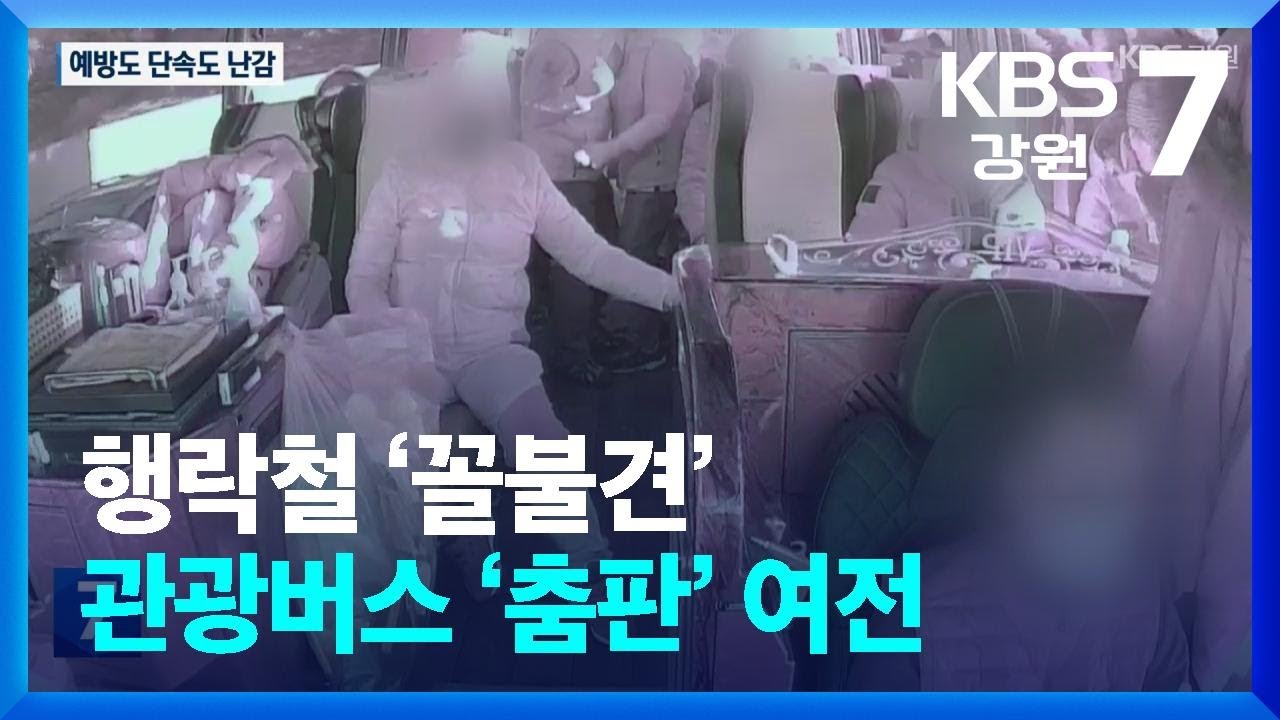 행락철 ‘꼴불견’ 관광버스 ‘춤판’ 여전…예방도 단속도 난감 / KBS  2024.11.05.